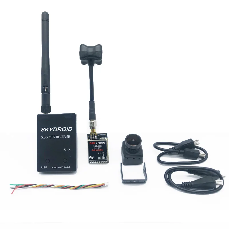 5.8G FPV Receiver UVC Video Downlink OTG and 600mw Transmitter with TBS TRIUMPH Antenna+CMOS 1200TVL fpv Camera for RC part | Игрушки и