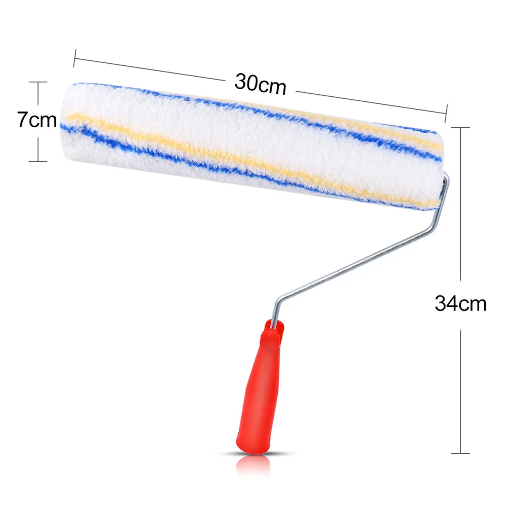 

2pcs 300mm Paint Roller Brushes Professional Handheld Wall Paint Brushes Painting Tools