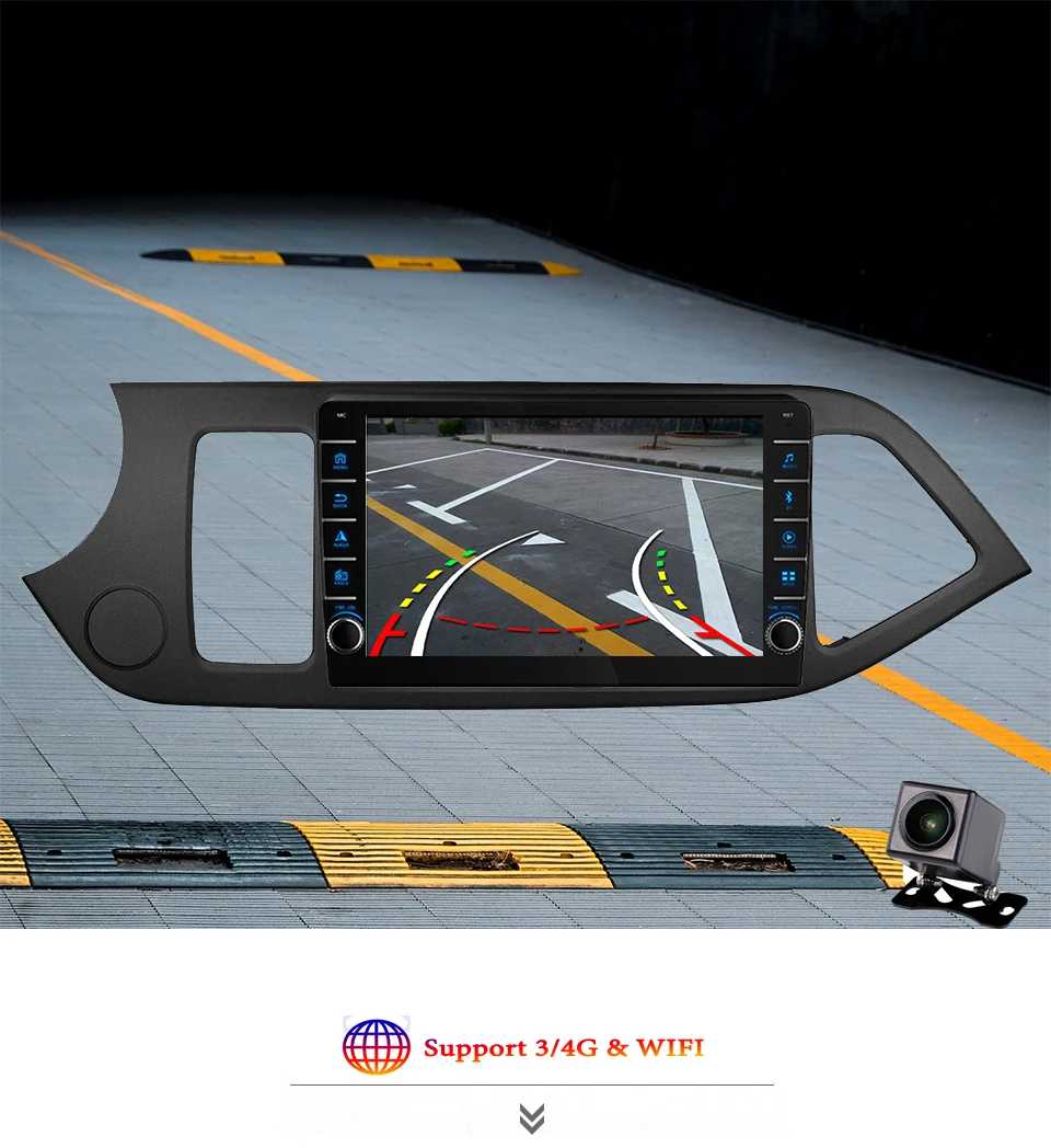 Автомагнитола 2DIN Android 10 мультимедийный видеоплеер GPS-навигатор DVD головное