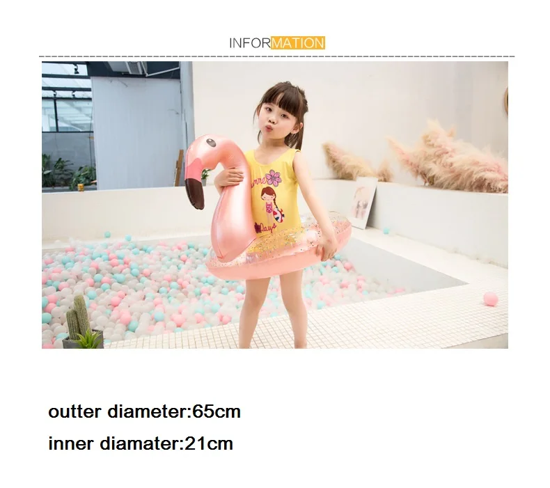 Новый надувной фламинго плавательный круг для детей Единорог плавающий бассейна