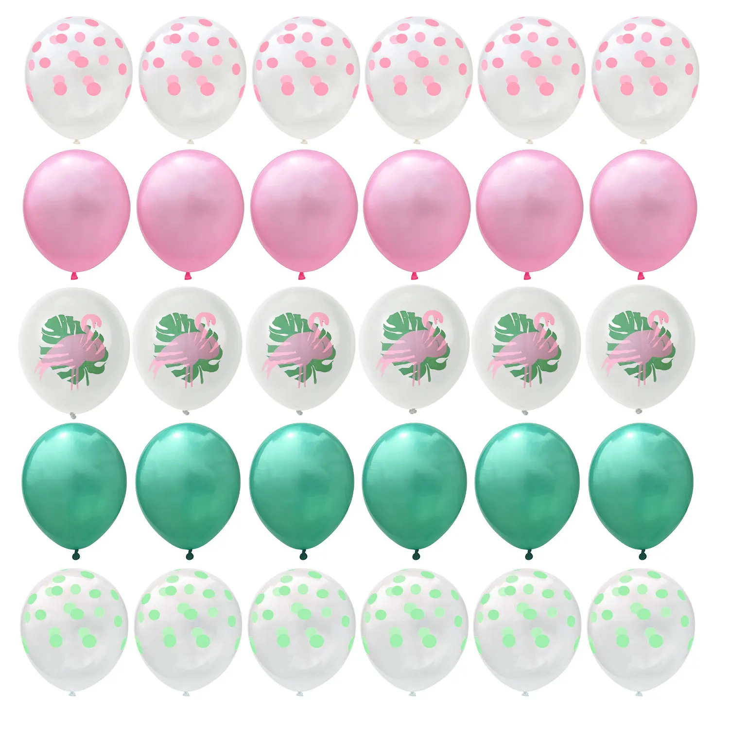 Латексные воздушные шары с фламинго 9 шт. фольги Звездный ананас для домашнего