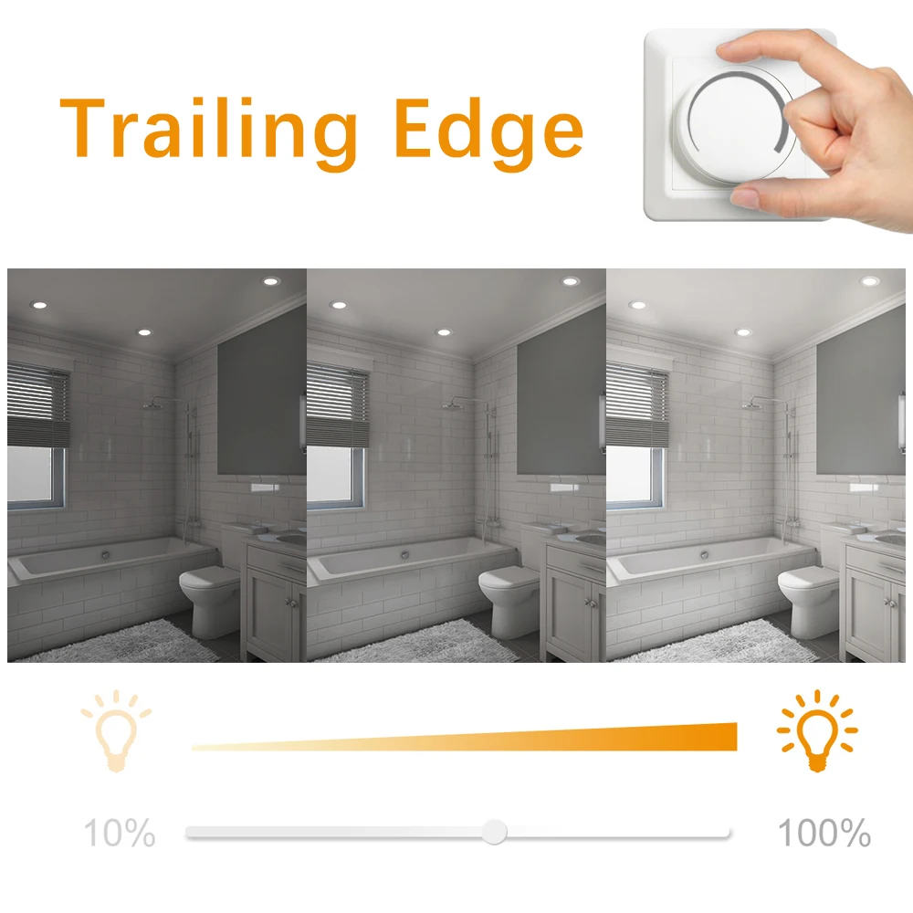 Затемняемый Светодиодный Потолочный встраиваемый Светильник 5 Вт совместимый с