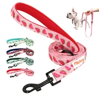 150cm nylon dog leash printed french bulldog lead leash small medium dogs cats leash for chihuahua puppy walking