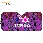 Солнцезащитный козырек для лета автомобиля Tonga УФ-отражатель полинезийский цветочный принт передний козырек для автомобиля универсальные аксессуары для седанов и грузовиков