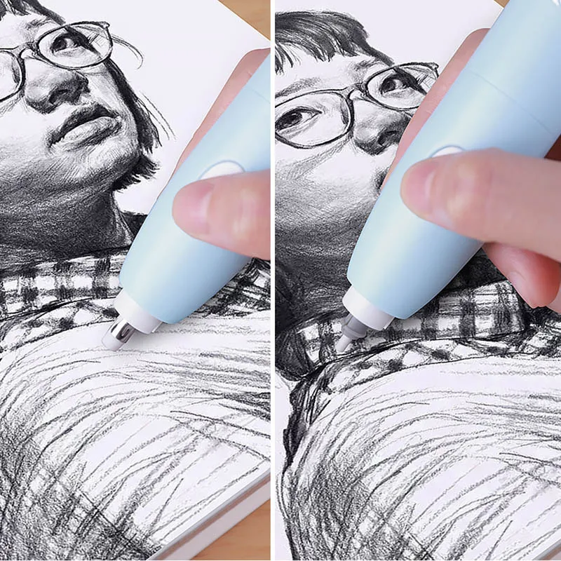 Горячая Распродажа автоматическая электрическая ручка-ластик 2 3 мм 5 сменный