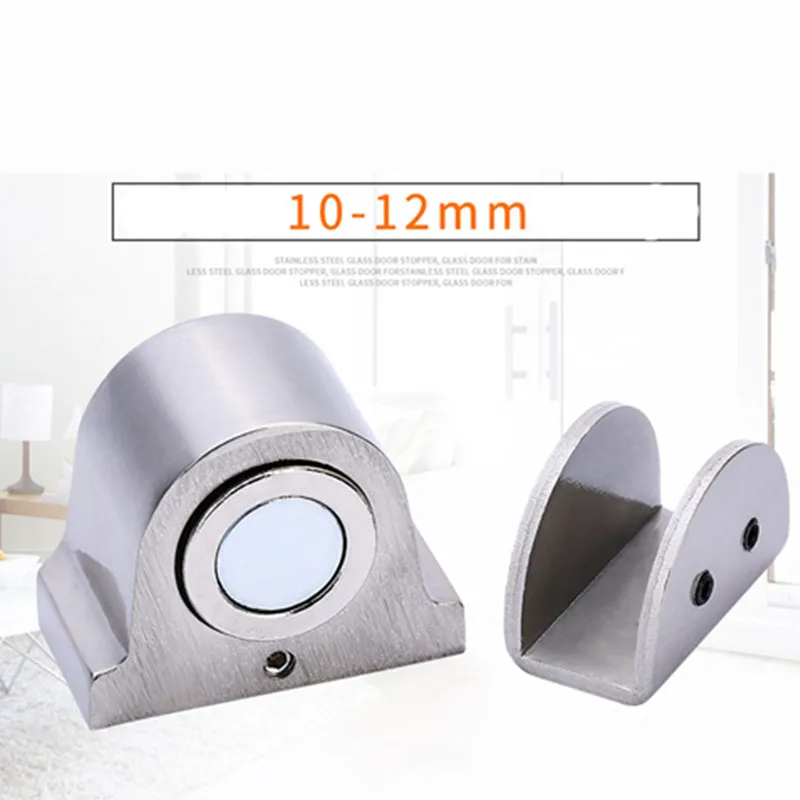 Магнитный ограничитель для стеклянной двери дверной из нержавеющей стали