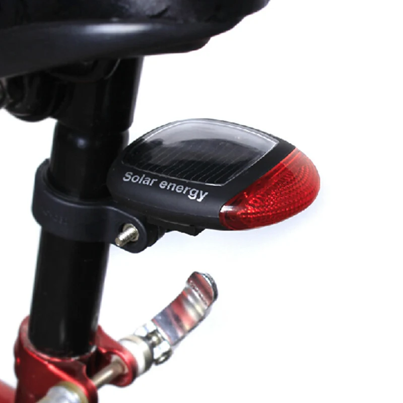 Фонарь задний велосипедный на солнечной батарее светодиодный N66|Велосипедная