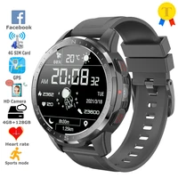 4g phone smart watch 2gb16gb smartwatch 1000mah 8mp hd camera sim card gps google facebook youtube video call sports tracker