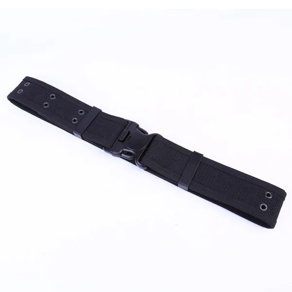 

Nylon Weave Belt With Plastic Plugging Buckle Tactical Waist For Training High Adjustable Strap Quality Outdoor Q9L0