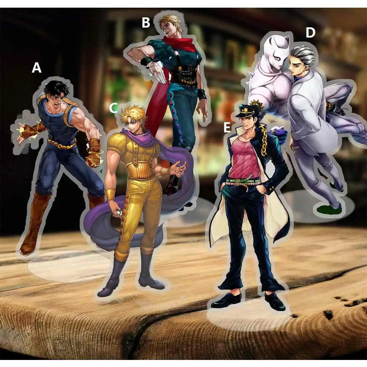 JoJo невероятное приключение Higashikata Josuke акриловая подставка рисунок Дисплей на