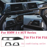 3 pcs center air condition ac vent outlet panel trim cover center console panel for bmw 3 4 3gt series f30 f34 f36 f32 13 18