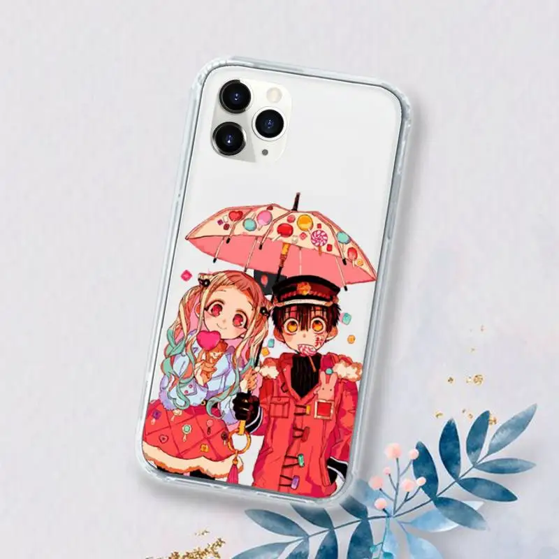 

toilet bound hanako kun Phone Case Transparent for iPhone 11 12 mini pro XS MAX 6 6S 8 7 Plus X 5S SE 2020 XR