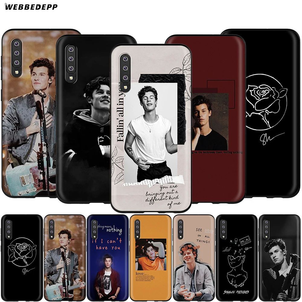 Webbedepp Shawn Mendes чехол для Samsung Galaxy S7 S8 S9 S10 Plus Edge Note 10 8 9 A10 A20 A30 A40 A50 A60 A70 | Мобильные
