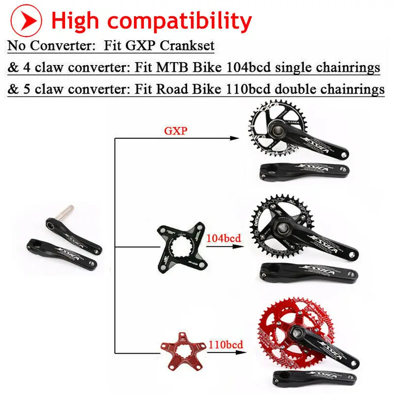 Джессика MTB велосипед диаметра окружности болтов (узкая широкая цепь из колец