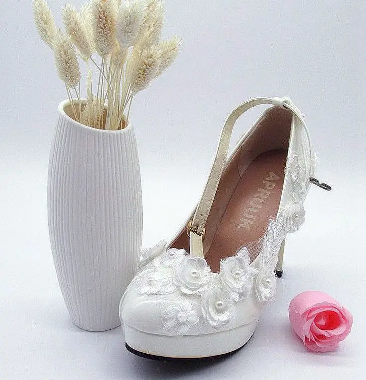 11 см толстом каблуке На массивном высоком Босоножки на платформе отделка