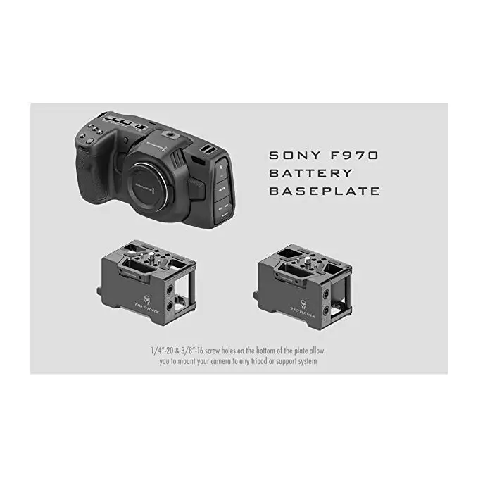 TILTA TA BSP F970 Базовая пластина аккумулятора для BMPCC 4K Cage Blackmagic Pocket Cinema Camera Rig (базовая