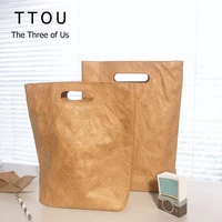 fashion hand reusable shopping tote eco women shopper bags casual wild lunch bag large capacity female simple solid color bags