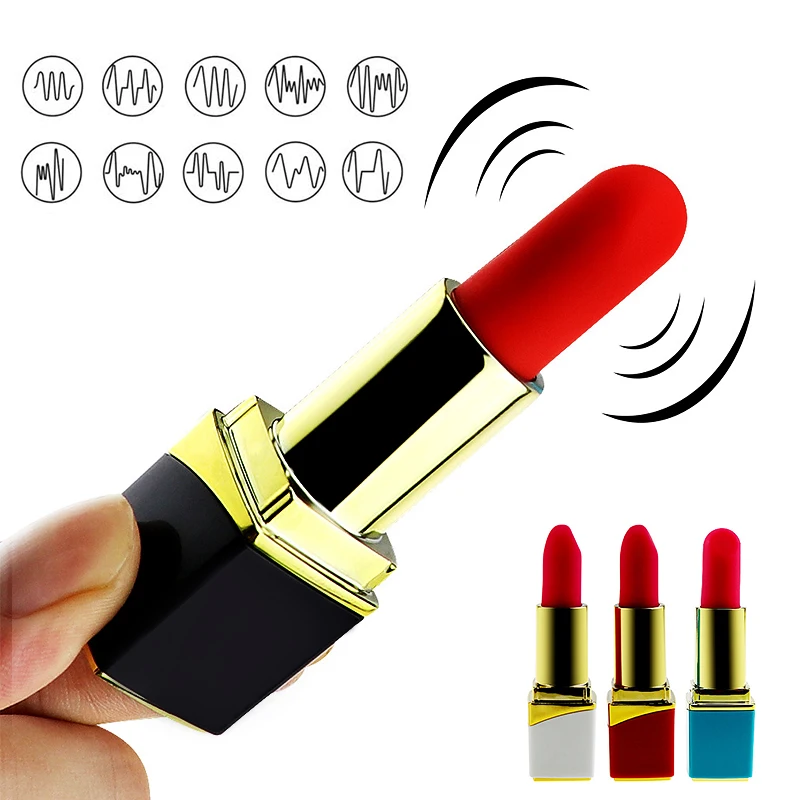 Мини помада вибратор яйцо USB Силиконовая Водонепроницаемая Бесшумная Стимуляция