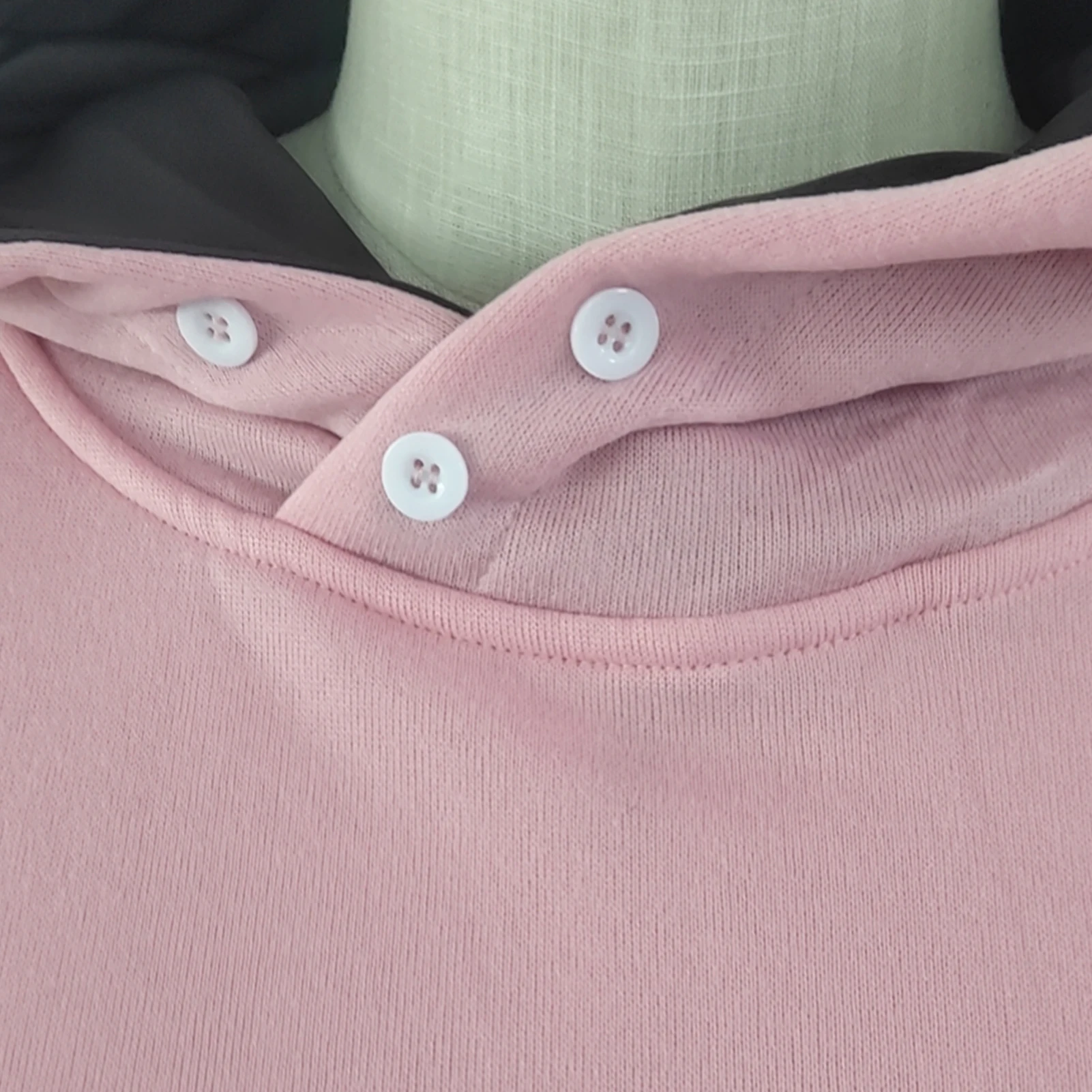 Пуловер женский с круглым вырезом теплая толстовка на пуговицах повседневная