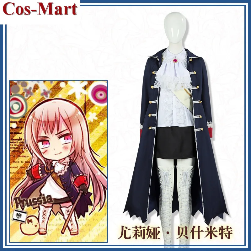 

Anime APH Julia Beillschmidt/Julchen Beillschmidt Cosplay Costume Combat Uniforms Unisex Activity Party Role Play Clothing S-3XL
