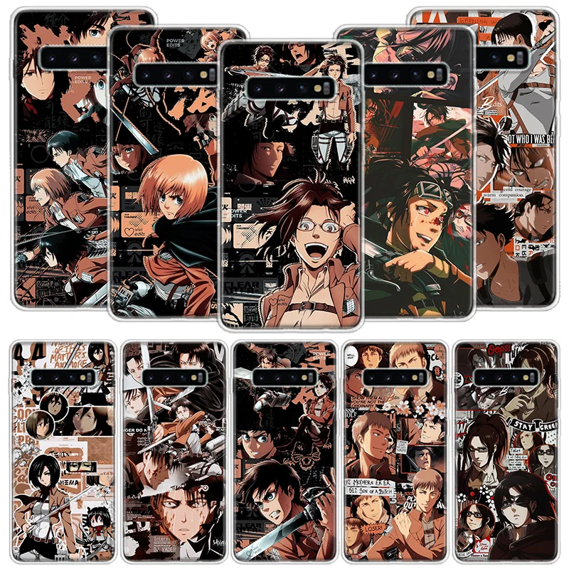 

Anime Attack on Titan Phone Case For Samsung A71 A70 A51 A50 5G A41 A40 A31 A30 A21S A20E Galaxy A14 A11 A10 A9 A8 Plus A7 A6 Co