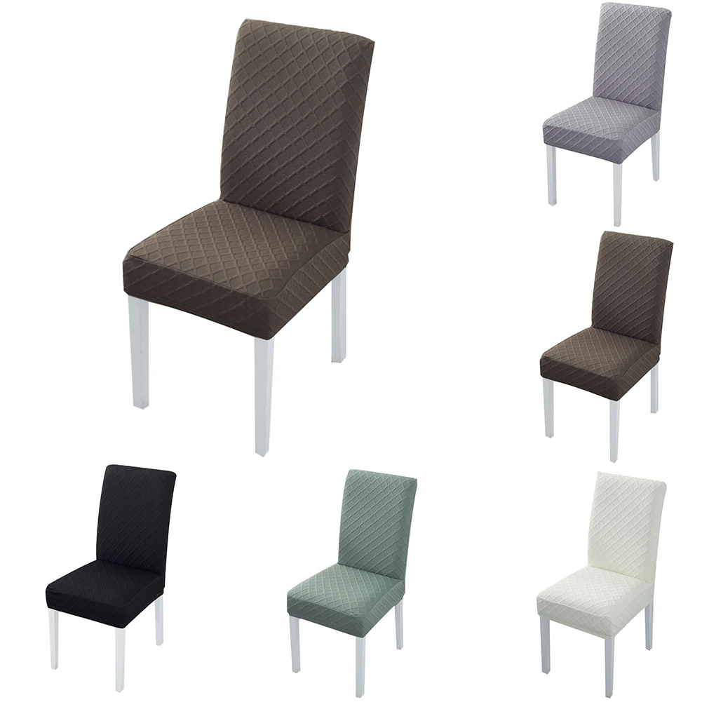 Мягкий стрейч-саржевая Ткань чехлы на стулья съемные моющиеся Анти-пыль