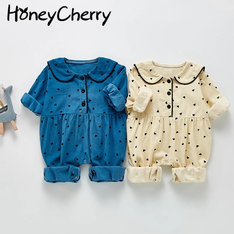 

2021 models fall corduroy girl baby coveralls climbing clothes baby clothing newborn coveralls Romper baby romper