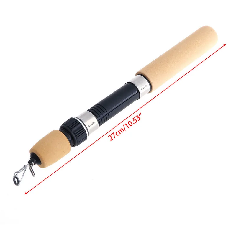 60CM Portable Pocket Winter Ice Fishing Fish Rod Mini Tackle Spinning Casting | Спорт и развлечения