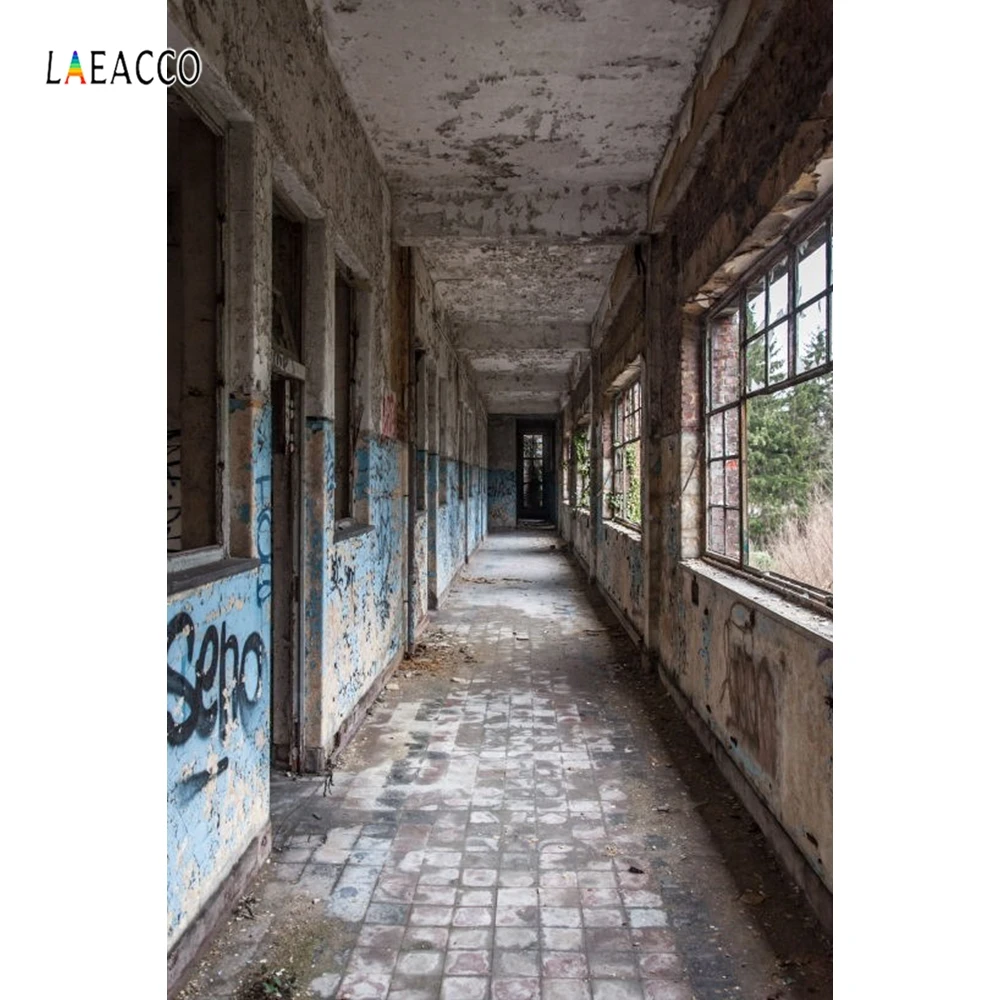 Фон для фотографий Laeacco школьный класс коридор интерьер индивидуальный фон