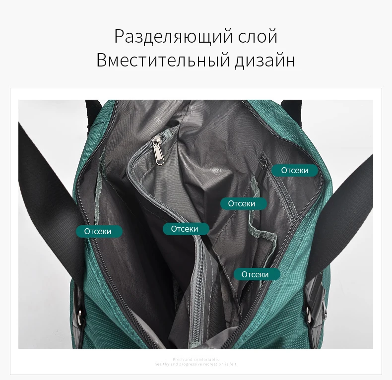Fouvor Для женщин оксфорды Сумки из натуральной кожи нейлон Большой Ёмкость Дамская Женская обувь для путешествий Сумки-холсты в Корейском стиле поездка Повседневное сумка 2532-04