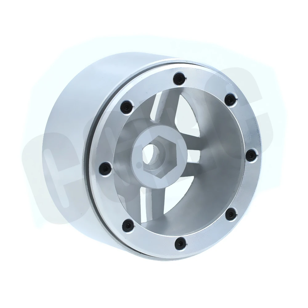 2 дюймовый ЧПУ металлический обод ступицы колеса для 1/10 RC Crawler Car TRX4 G500 TRX6 G63 D90 D110