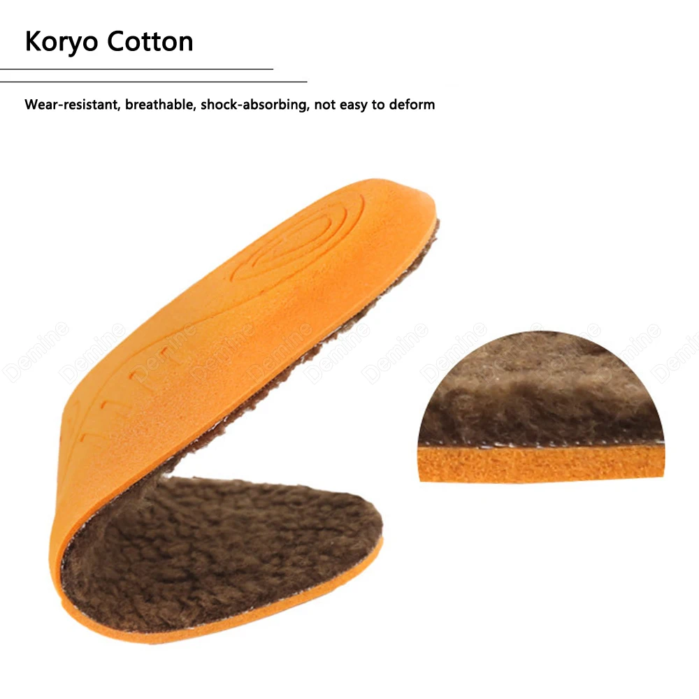 

Thicken Cashmere Thermal Heated Insoles for Shoes Winter Keep Warm Foot Warmer Snow Boots Pad Imitation Wool Heated Shoe Inserts