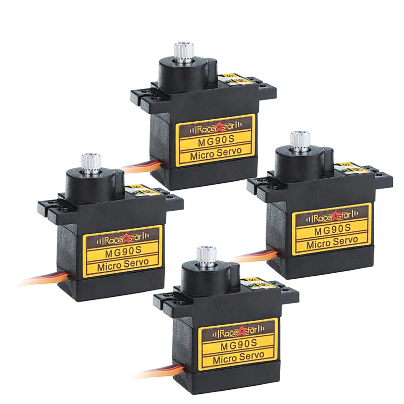 20 шт racerstar mg90s 9g микро металлическая