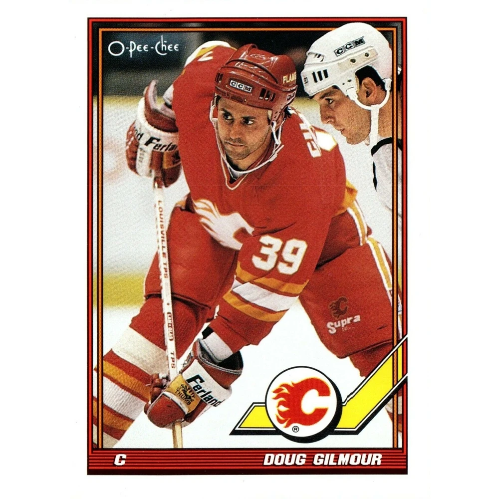 O-Pee-Chee 1991 Коллекционная хоккейная карточка №208 Doug Gilmour | Игрушки и хобби