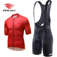 rion mens cycling shirt bib shorts men jersey set top mtb men clothes mountain bike breathable quick dry summer for bicycle