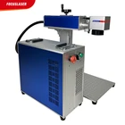 Волоконно-лазерная машина для резки металла, золота и серебра, 20 Вт, 30 Вт, 50 Вт