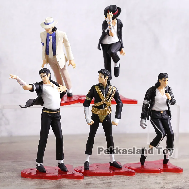 Экшн фигурка King of POP MJ из ПВХ коллекционная игрушка 12 см 5 шт./компл.|Игровые