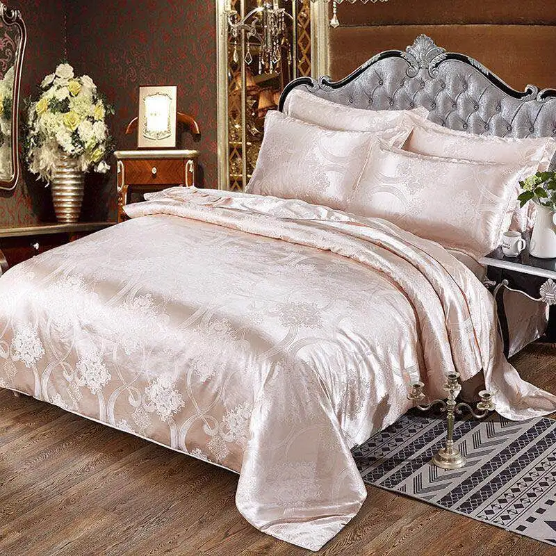 Роскошный жаккардовый Комплект постельного белья с цветами 2020