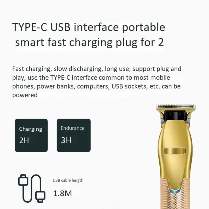 

Hair Clipper Cordless Haircut Men 's Beard Razor Hair Trimmer Electric Clipper Styling Tool Hair Cutting Machine