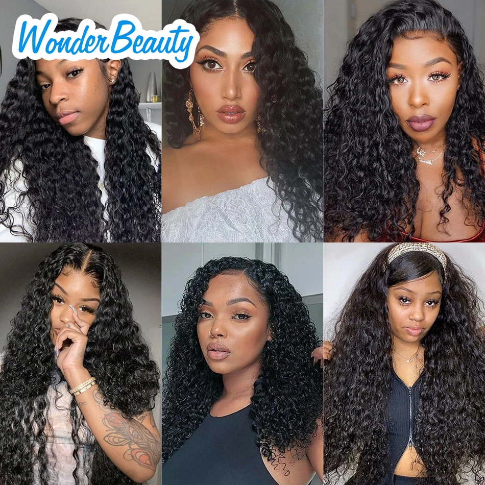 Чудесные искусственные волнистпряди волнистые 100% человеческие волосы для