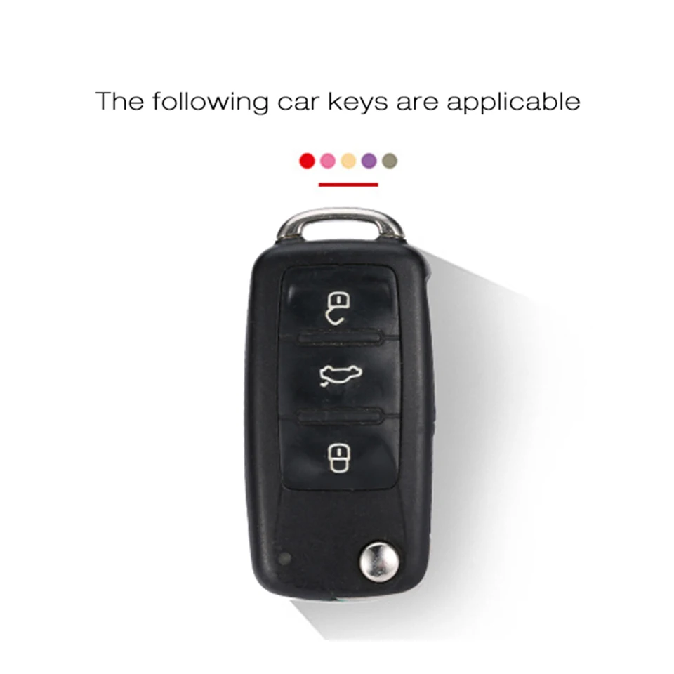 Роскошный чехол для ключей из углеродного волокна 2/3 кнопки VW Volkswagen Jetta Golf 4 5 6 Polo