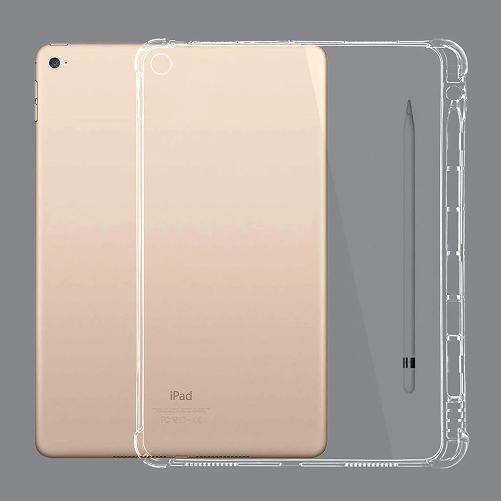 Противоударный силиконовый чехол для Apple iPad 2 3 4 5 6 7 8 9 10 2017 2018 2019 2020 2021 задняя