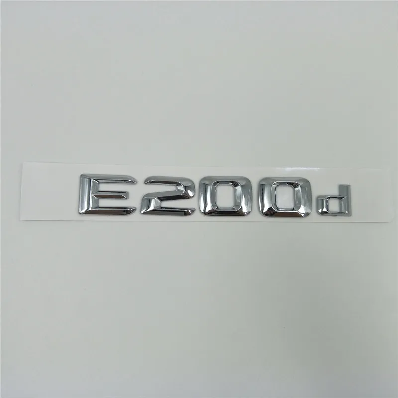 Новые хромированные буквы эмблема значки логотип для Mercedes Benz A180d C180d E180d E200d A220d C220d