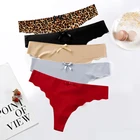 Женские сексуальные трусики-стринги без швов на ледяной шелк женское белье стрингженщины сексуальное женское белье стринги тонкие Трусы Удобная обувь с низкой посадкой, нижнее белье 8 шт.лот # F