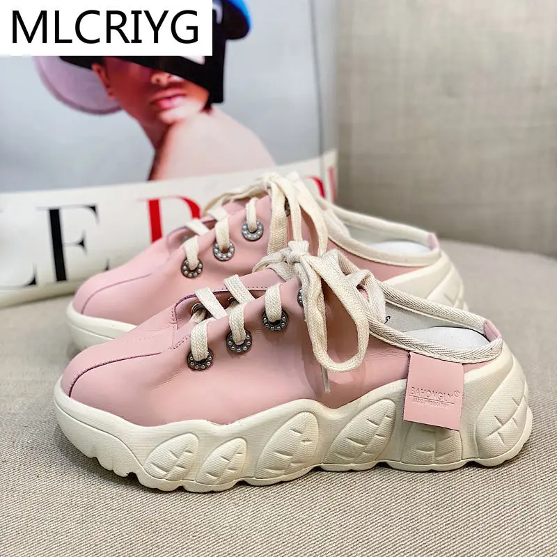 

2021 New Summer Fashion Casual Sneakers fashion Platform Slippers Women's Sandals outdoor Comfortable Women Vulcanized Shoes