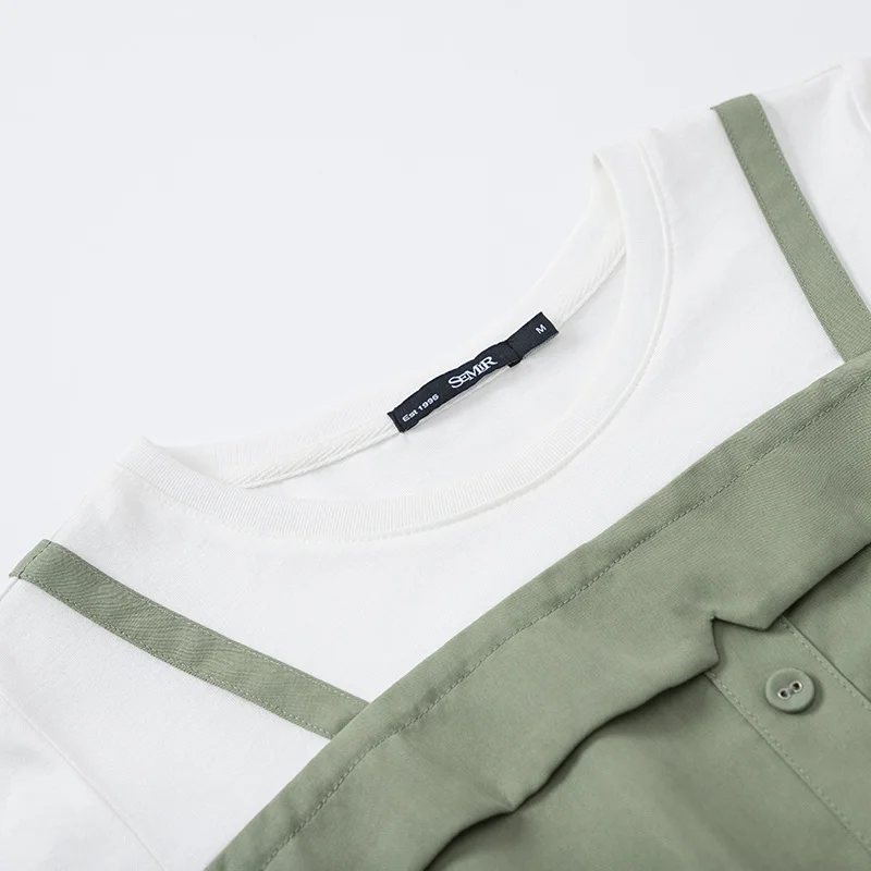 SEMIR платье для женщин Новинка осени милое с цветочным рисунком узкой талией