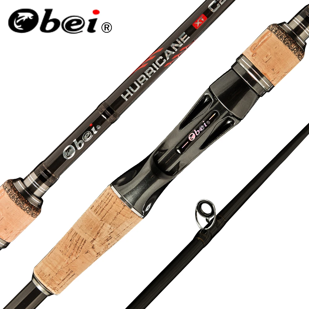 Obei HURRICANE 1,8 м, 2,1 м, 2,4 м, 2,7 м, 3 секции, удочка для ловли рыбы, для путешествий, ультра светильник, литье, спиннинговая приманка, 5 г-40 г, м/мл/МХ, удилище