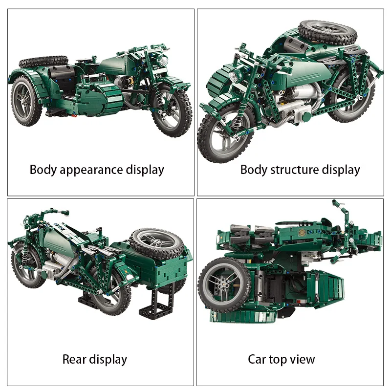 cada 629 шт rc мотоциклы строительны