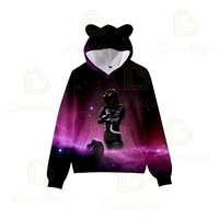 fortnite hoodie high quality comfortable sweatshirt clothing harajuku cat ear 3d pullover girls hoodie sudaderas sweatshirt