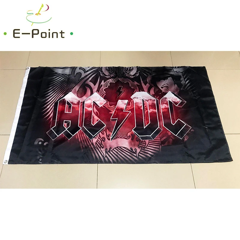 Австралийский AC/DC рок флаг группы 2ft* 3ft(60*90 см) 3ft* 5ft(90*150 см) размер рождественские украшения для домашнего флага баннер подарки